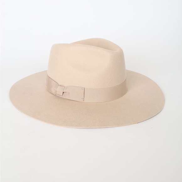 Wyeth Wool Tan Fedora Oatmeal Hat - Picture 6 of 8